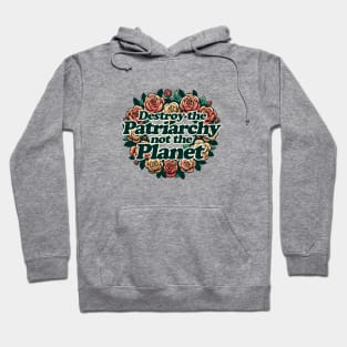 Destroy the Patriarchy not the Planet Hoodie